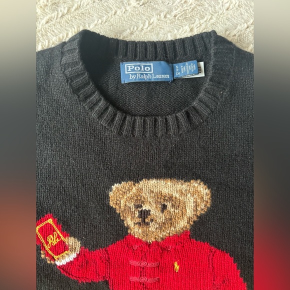 Polo Ralph Lauren Bear Knit Lunar New Year Polo Bear Sweater S - Picture 4 of 6